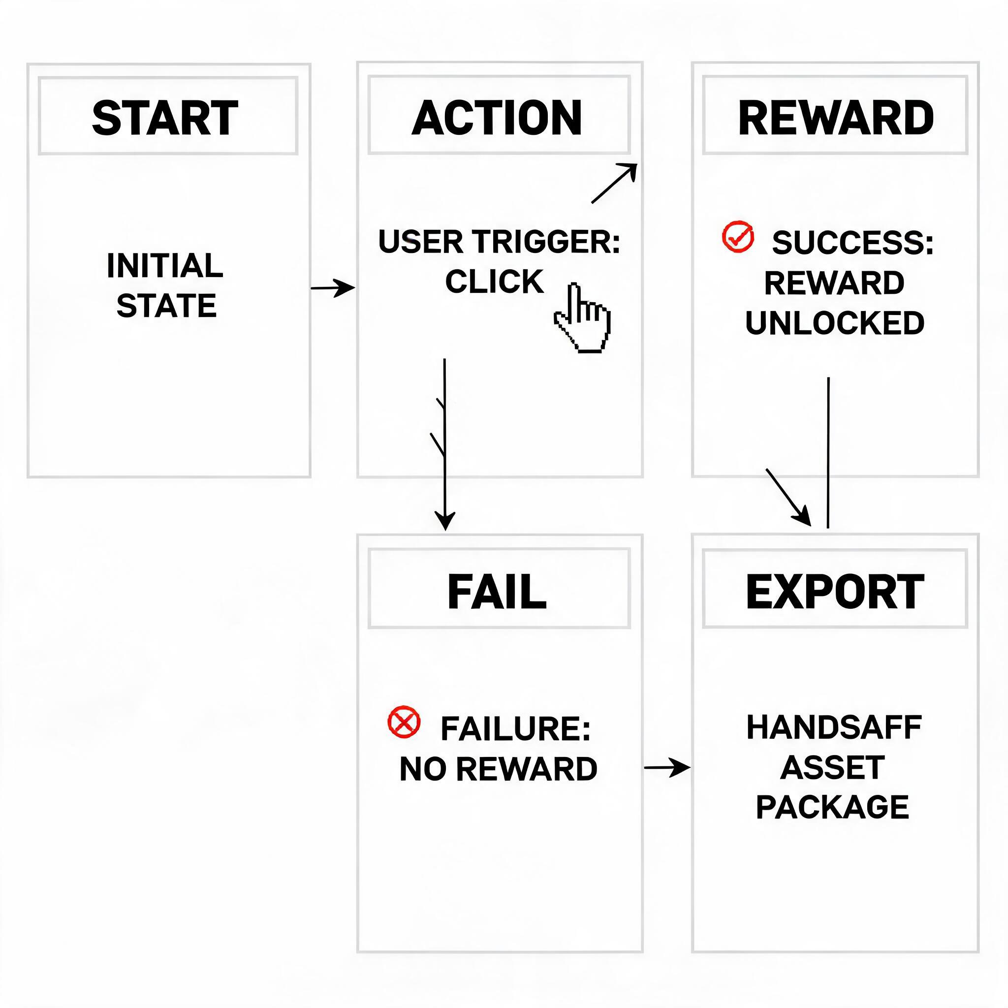 Fable5 Alternative evidence plan fable5-023: asset manifest, QA notes, state labels, and handoff criteria for experiential concept review.