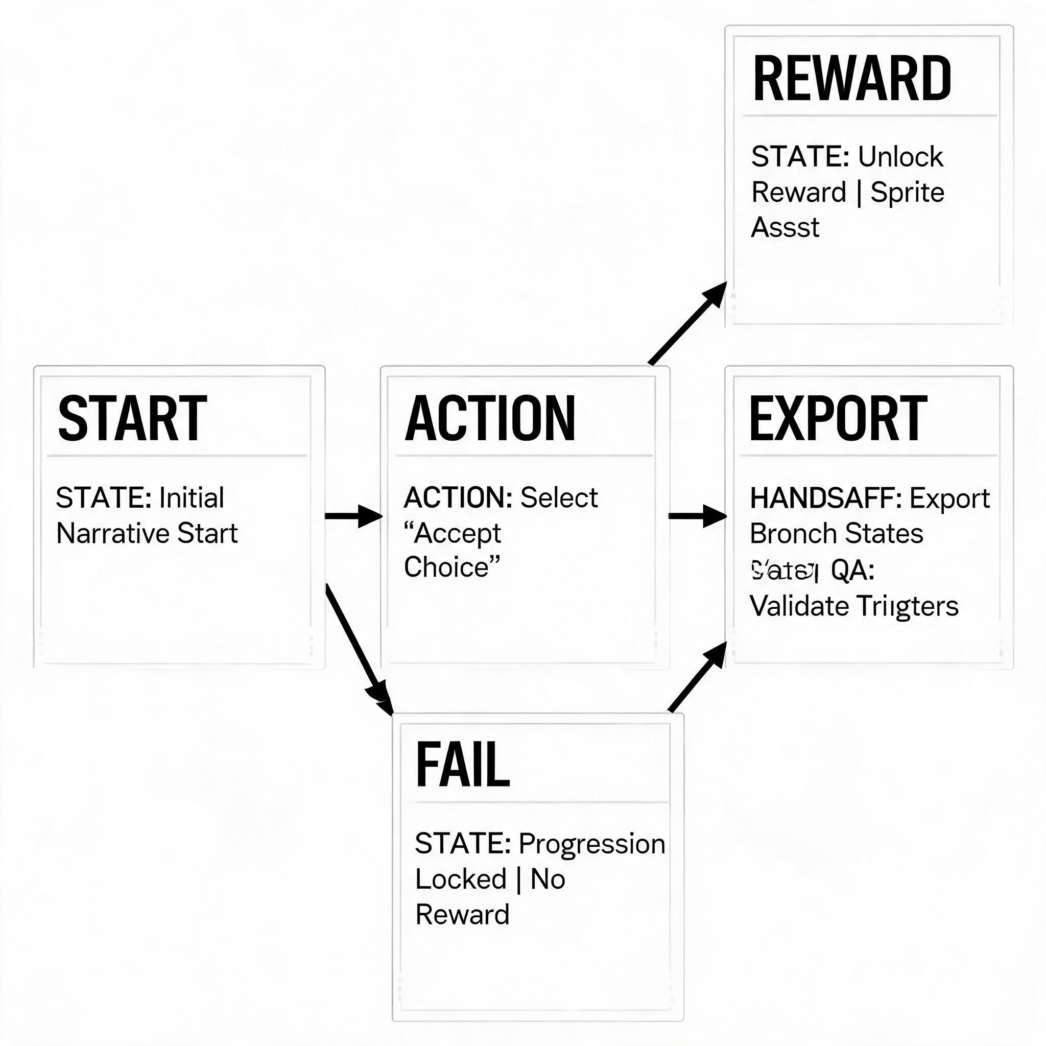 Fable5 Alternative evidence plan fable5-028: asset manifest, QA notes, state labels, and handoff criteria for branching narrative tests.