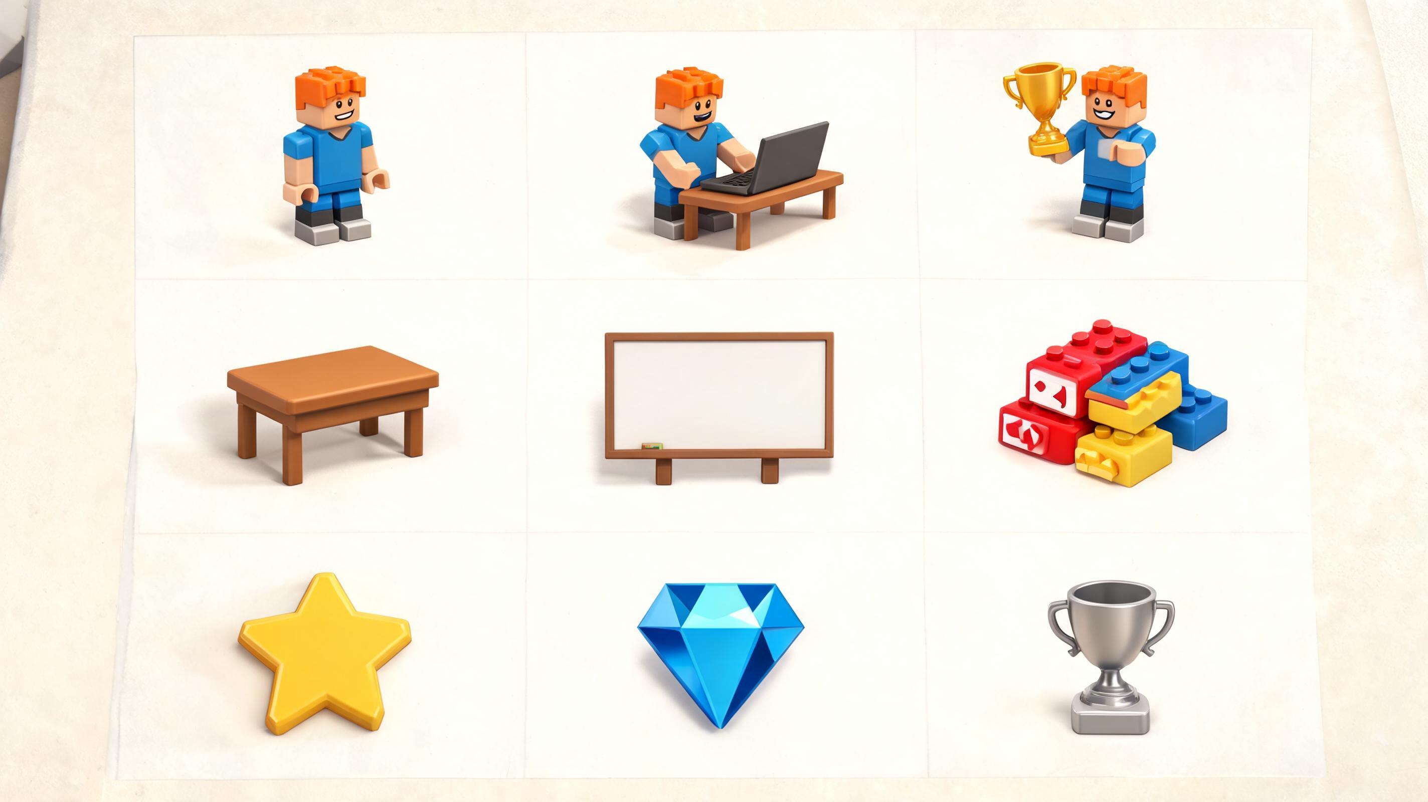 Kids AI Game Maker Workflow evidence plan kidsRoblox-012: asset manifest, QA notes, state labels, and handoff criteria for lesson-based prototypes.