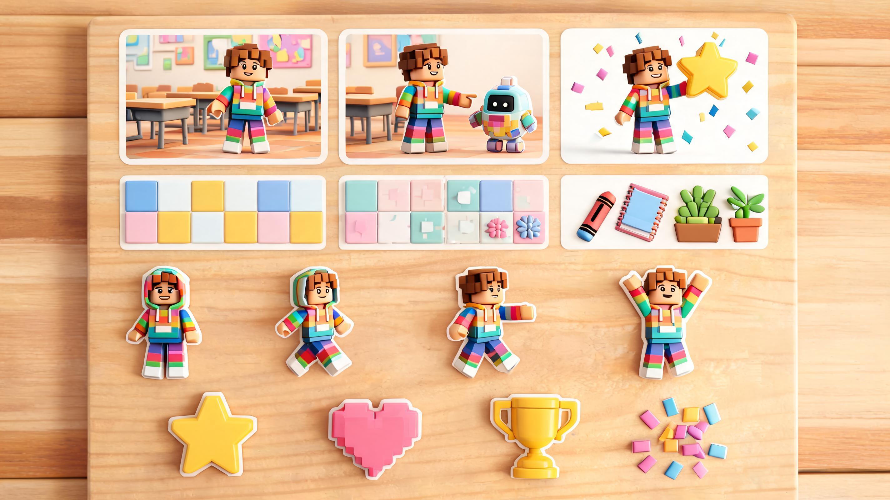 Kids AI Game Maker Workflow evidence plan kidsRoblox-006: asset manifest, QA notes, state labels, and handoff criteria for after-school creativity.