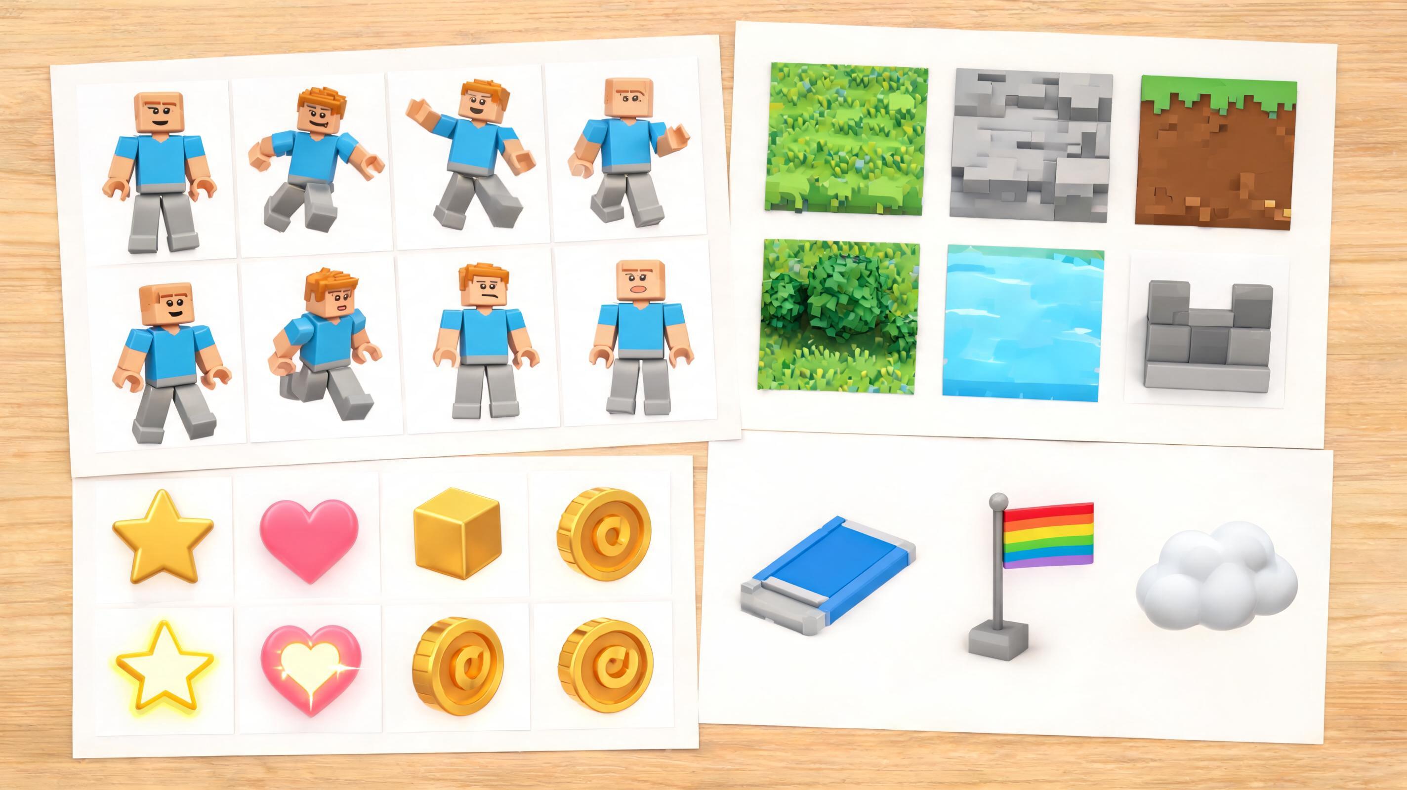 Kids AI Game Maker Workflow evidence plan kidsRoblox-028: asset manifest, QA notes, state labels, and handoff criteria for safe group activities.