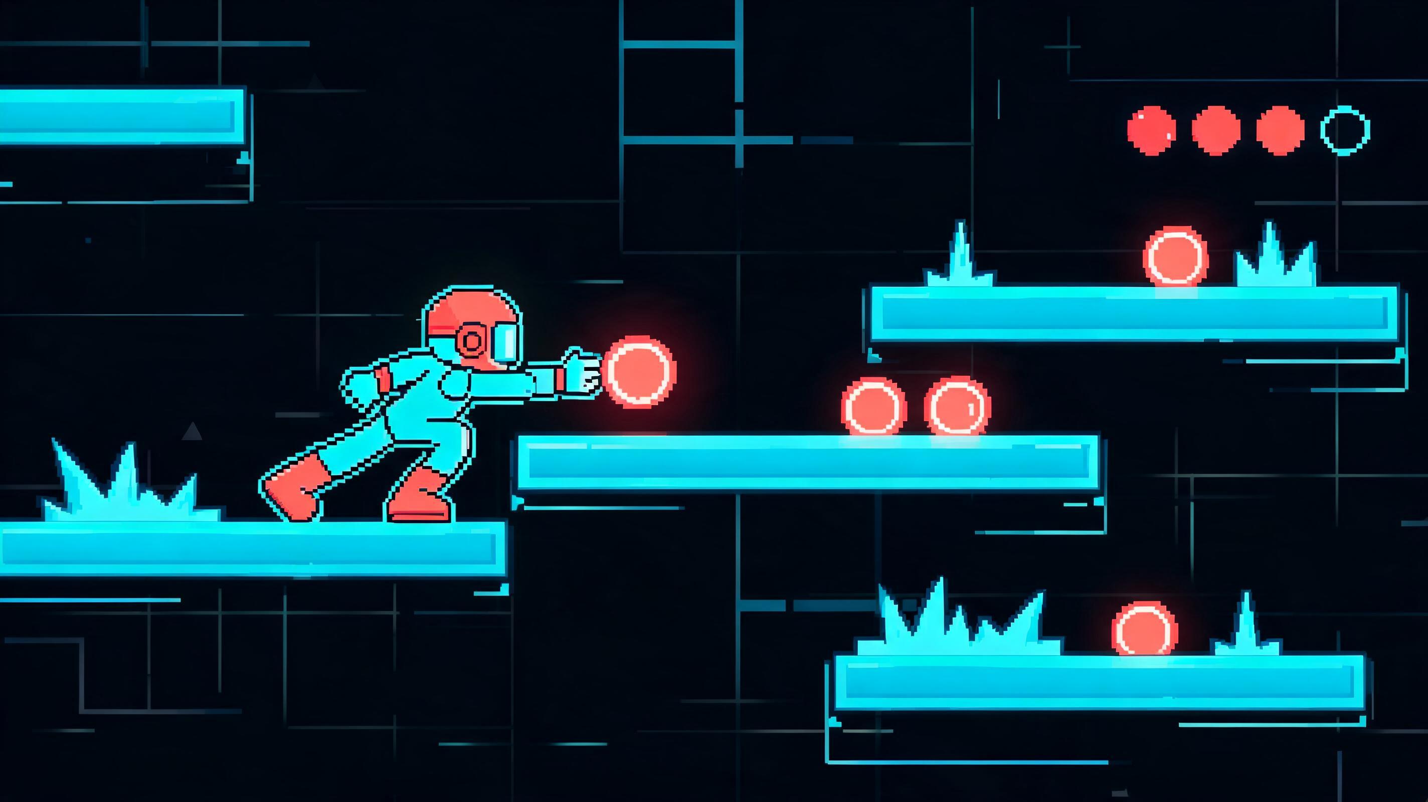 Vibe Gaming AI Prototype hero plan vibeGaming-001: neon collectathon for solo creators with visible first action and browser-playable outcome.