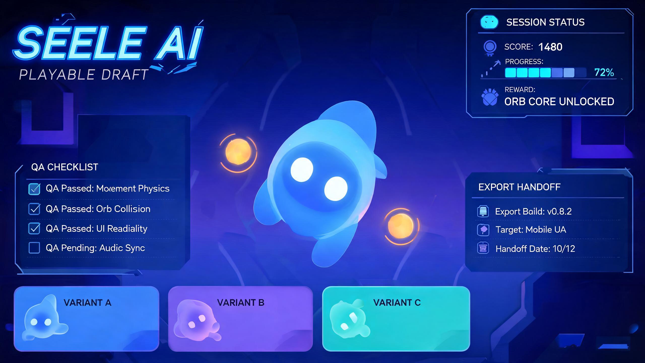Generated playable preview for gpt56-mobile-ua-playable-concept-performance-marketers: mobile UA playable concept with app install end-card, variant states, and creative QA notes.