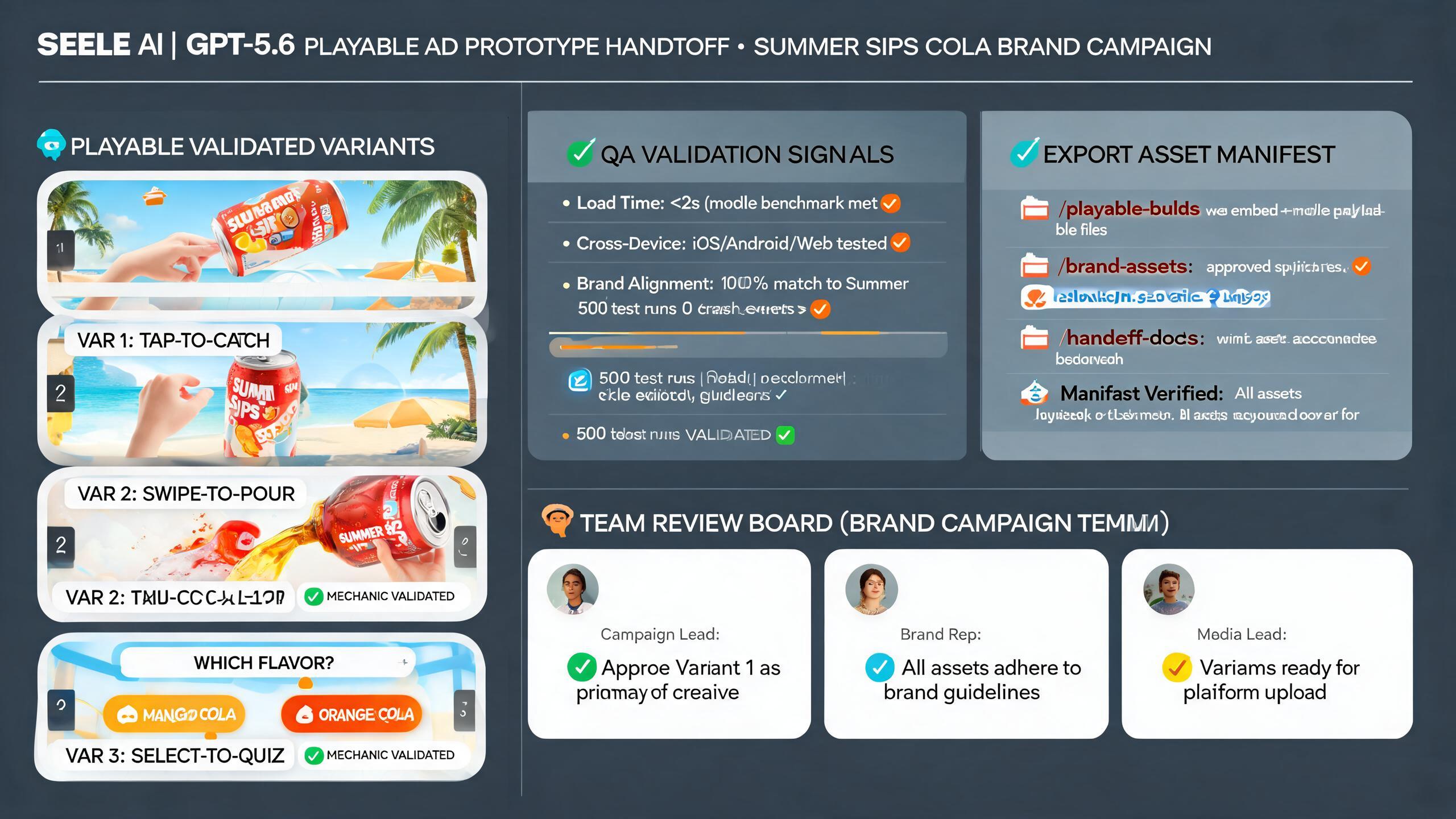 Generated evidence preview for gpt56-playable-ad-prototype-brand-campaign-teams: playable ad review packet and review handoff for brand campaign teams.