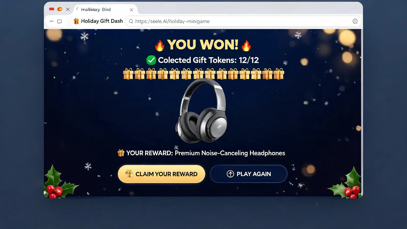 Generated preview image for Seasonal Campaign Mini Game Maker showing a concrete playable game workflow and reviewable output.