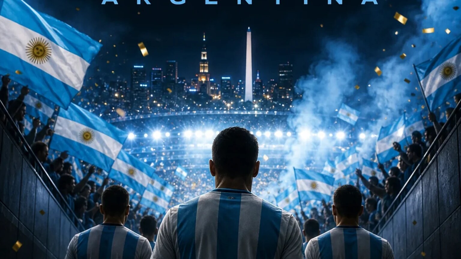 Social variant illustration for Football Final Match Poster Maker