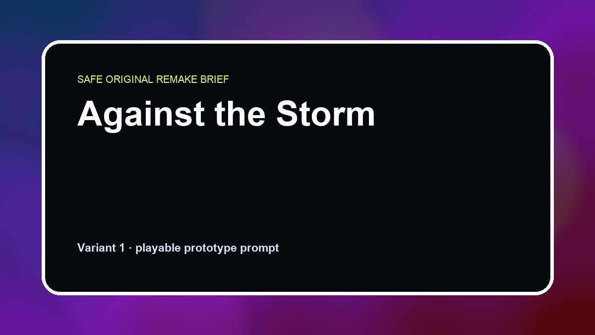 Against the Storm original against the storm custom game reference artwork 1