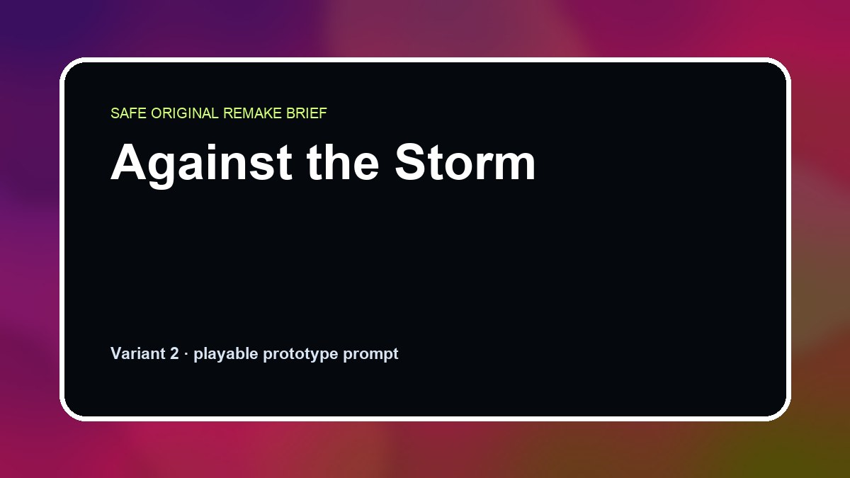 Against the Storm original against the storm custom game reference artwork 2