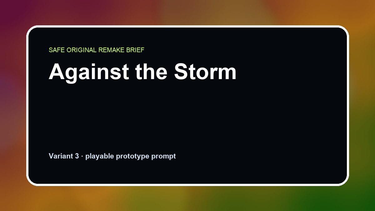 Against the Storm original against the storm custom game reference artwork 3
