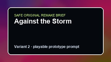 Against the Storm original against the storm custom game reference artwork 2