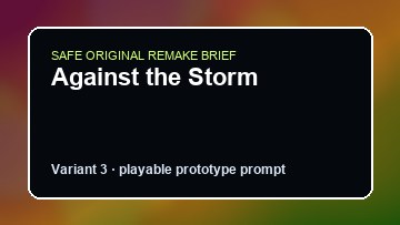 Against the Storm original against the storm custom game reference artwork 3