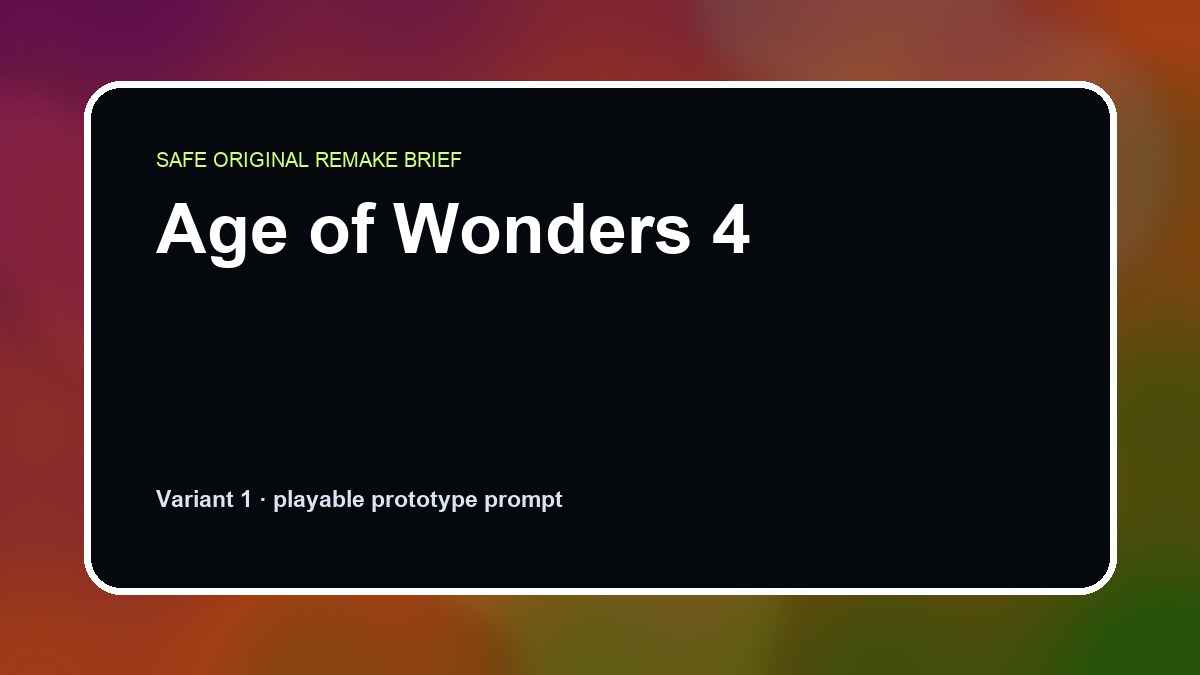 Age of Wonders 4 original age of wonders 4 custom game reference artwork 1
