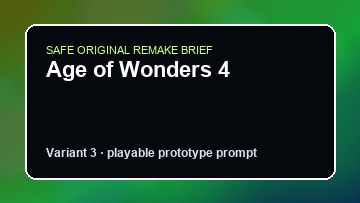 Age of Wonders 4 original age of wonders 4 custom game reference artwork 3