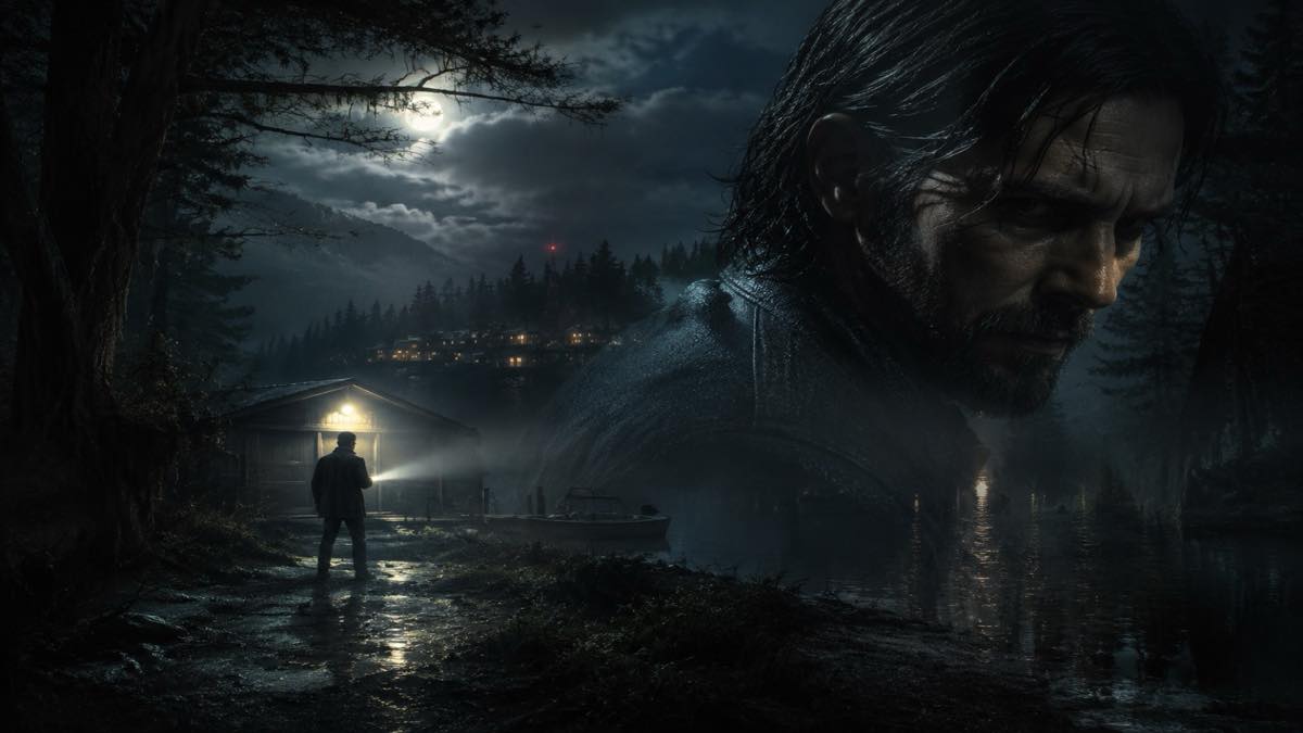 Alan Wake 2 original game remake reference artwork 3