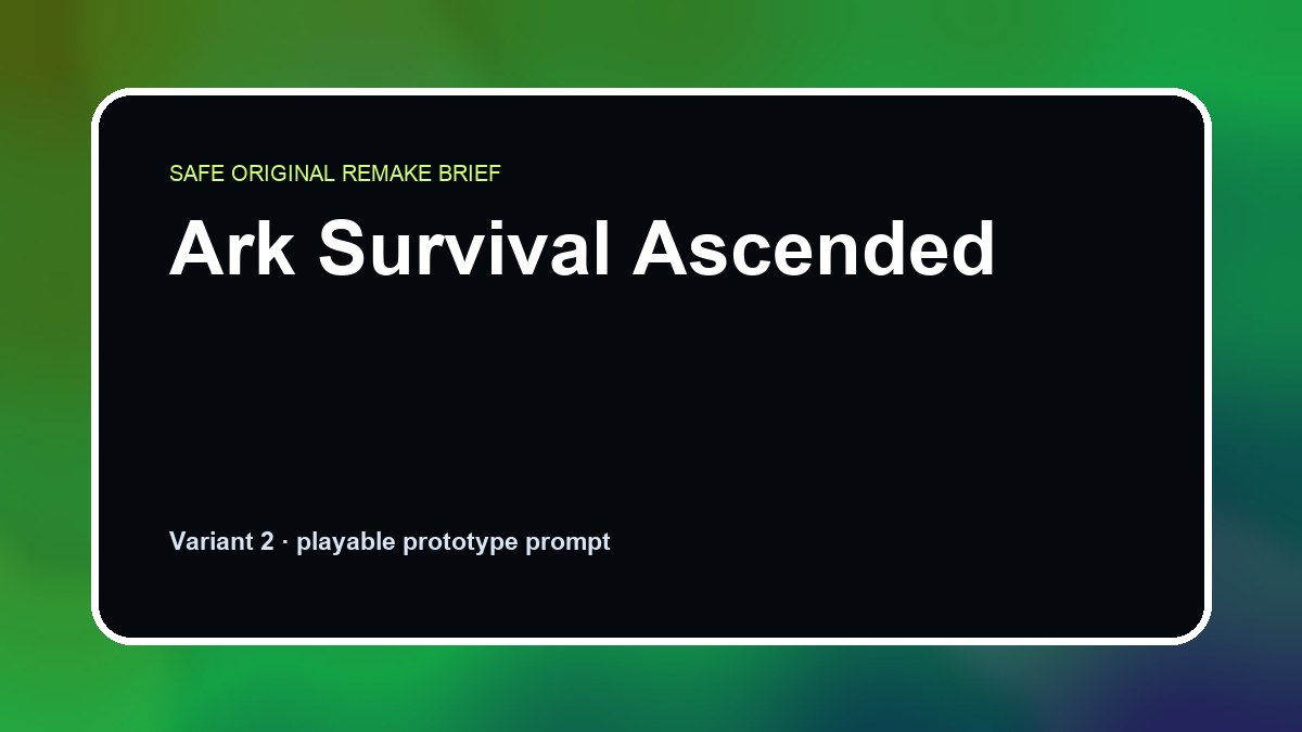 Ark Survival Ascended original game remake reference artwork 2