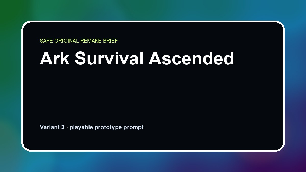 Ark Survival Ascended original game remake reference artwork 3