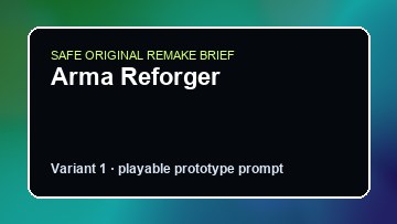 Arma Reforger original game remake reference artwork 1