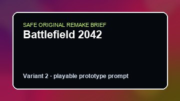 Battlefield 2042 original battlefield 2042 custom game reference artwork 2