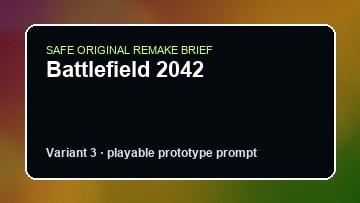 Battlefield 2042 original battlefield 2042 custom game reference artwork 3
