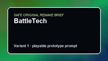 BattleTech Paladins Custom Game Builder preview