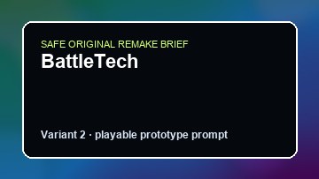 BattleTech original battletech custom game reference artwork 2