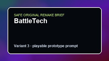 BattleTech original battletech custom game reference artwork 3