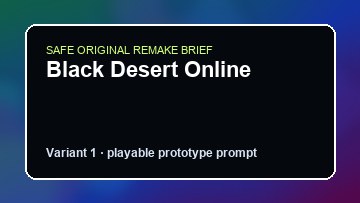 Black Desert Online Grim Dawn DIY Game Maker preview
