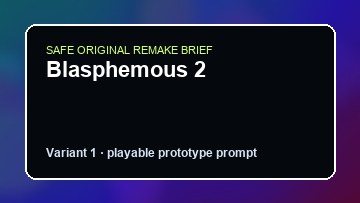 Blasphemous 2 Old World DIY Game Maker preview