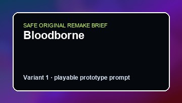 Bloodborne original bloodborne custom game reference artwork 1
