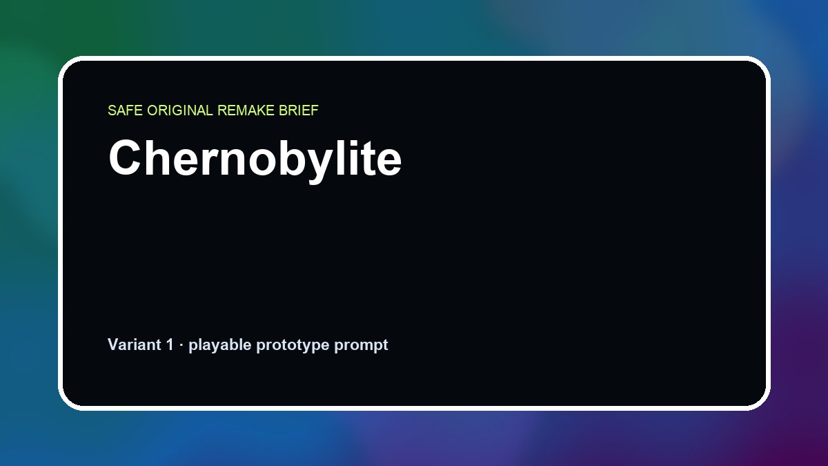 Chernobylite original chernobylite diy game reference artwork 1
