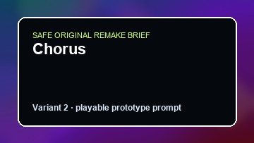 Chorus original chorus diy game reference artwork 2