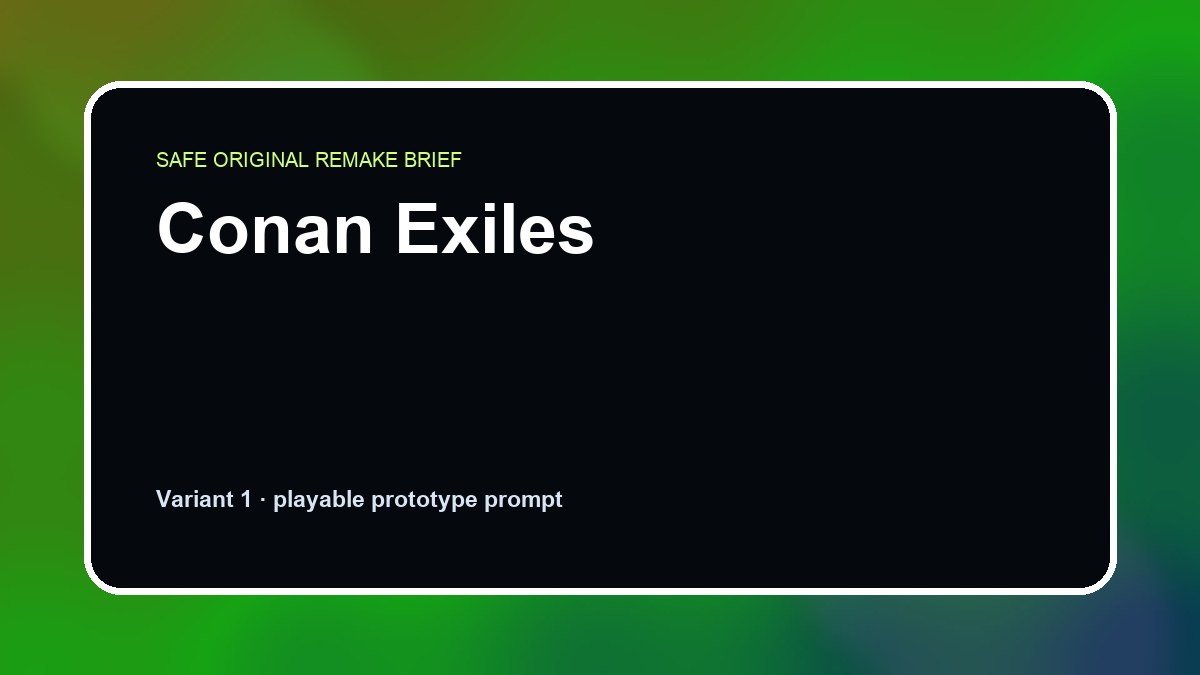 Conan Exiles original conan exiles diy game reference artwork 1