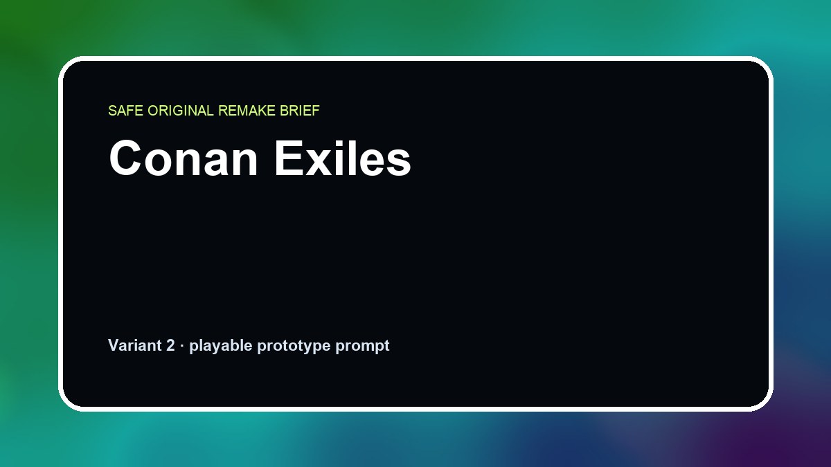Conan Exiles original conan exiles diy game reference artwork 2