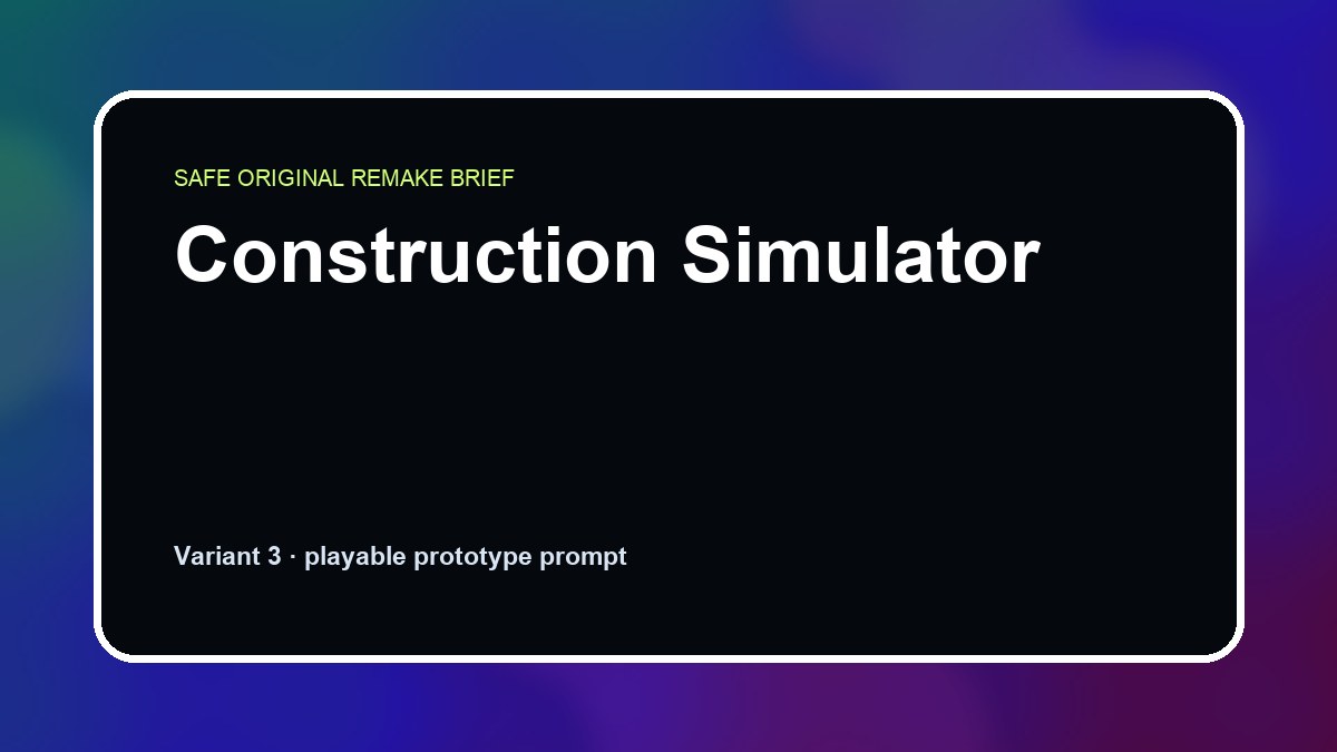 Construction Simulator original construction simulator custom game reference artwork 3