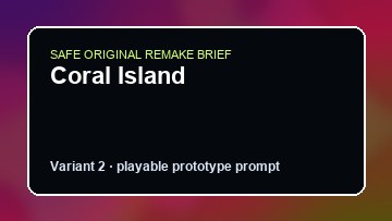 Coral Island original game remake reference artwork 2