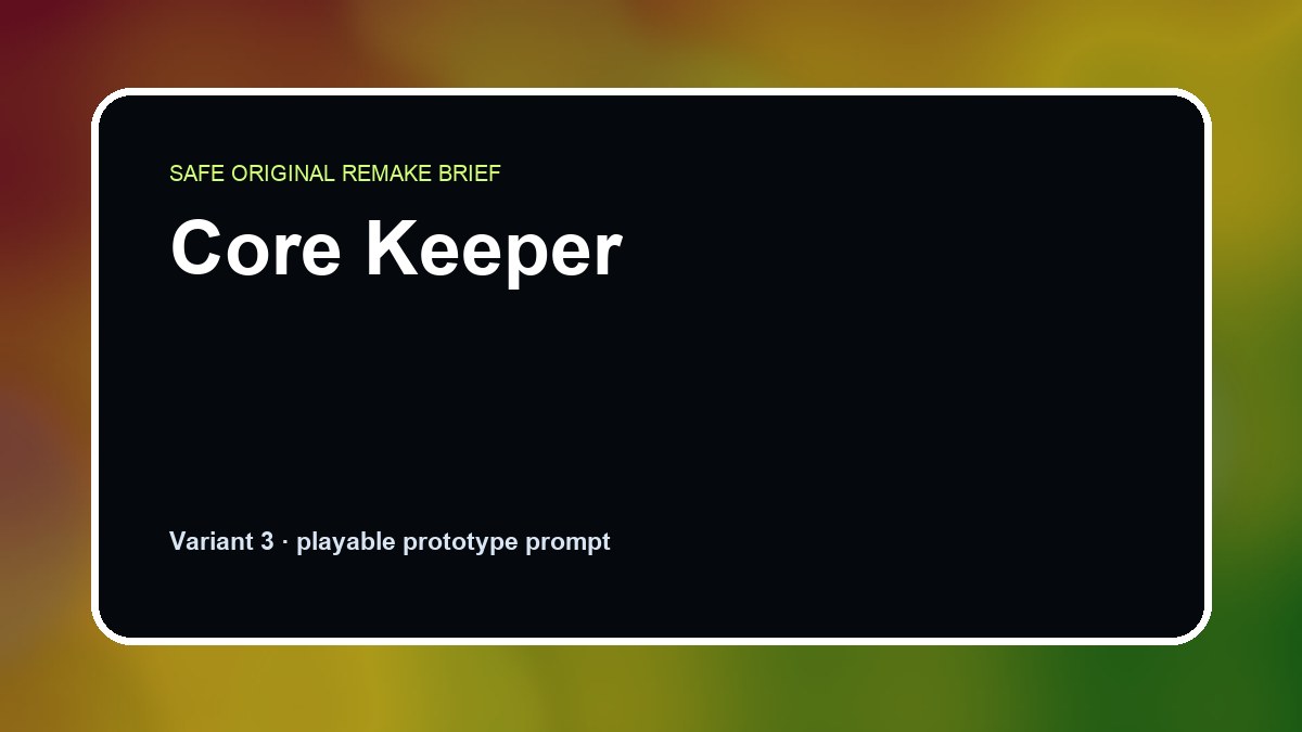 Core Keeper original core keeper diy game reference artwork 3