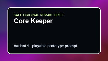Core Keeper Hotline Miami Custom Game Builder preview
