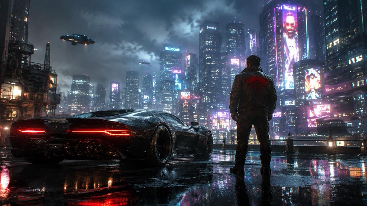 Cyberpunk 2077 original game remake reference artwork 2