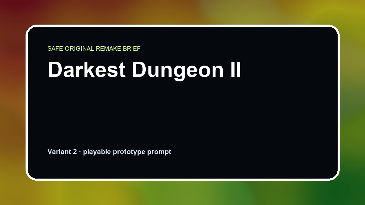 Darkest Dungeon II original darkest dungeon ii custom game reference artwork 2