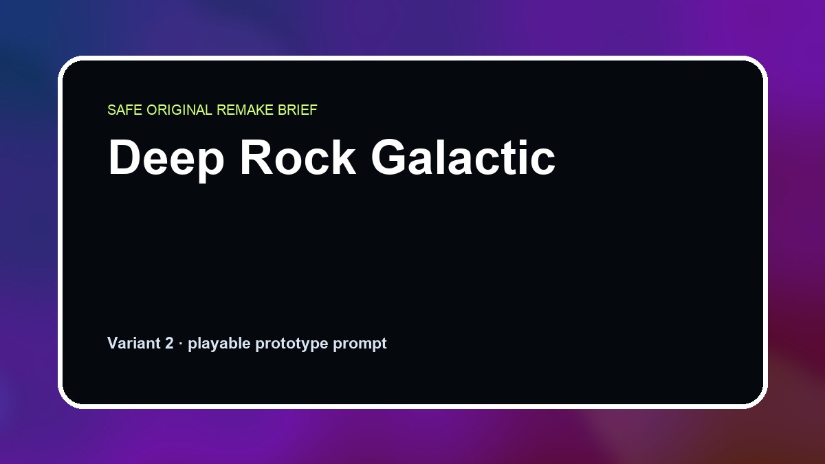Deep Rock Galactic original deep rock galactic diy game reference artwork 2