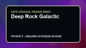 Deep Rock Galactic original deep rock galactic custom game reference artwork 2