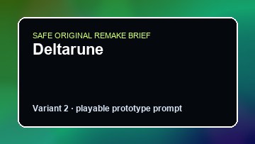 Deltarune original deltarune diy game reference artwork 2