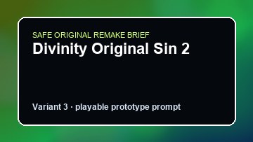 Divinity Original Sin 2 original divinity original sin 2 diy game reference artwork 3