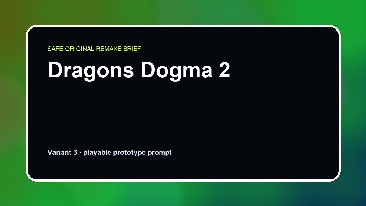 Dragons Dogma 2 original dragons dogma 2 diy game reference artwork 3