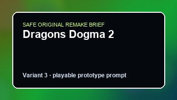 Dragons Dogma 2 original dragons dogma 2 diy game reference artwork 3