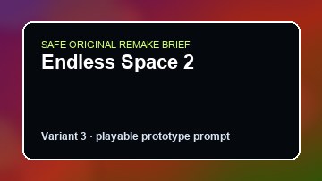 Endless Space 2 original endless space 2 diy game reference artwork 3