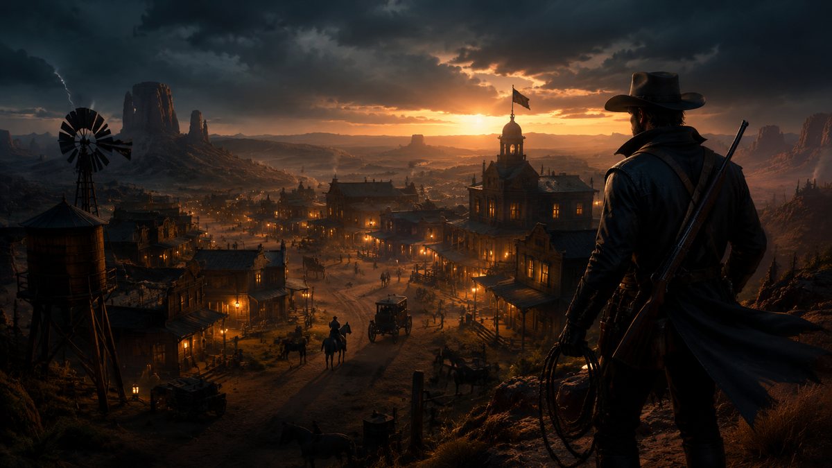 Far Far West original game remake reference artwork 1