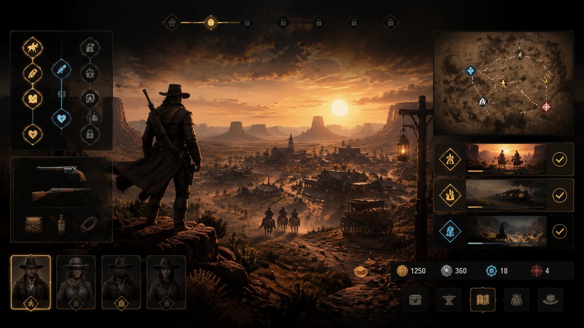 Far Far West original game remake reference artwork 3