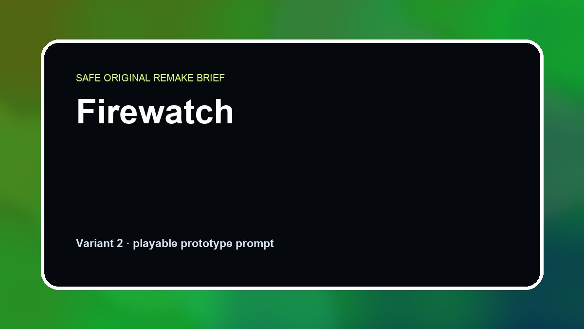 Firewatch original firewatch custom game reference artwork 2