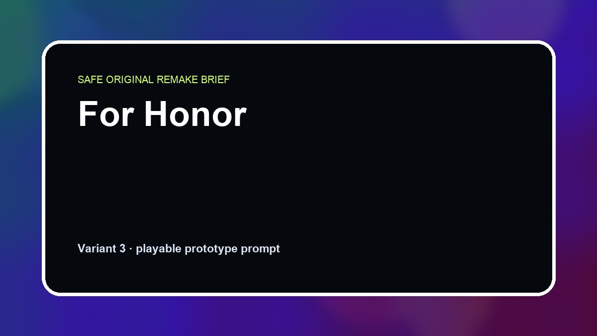 For Honor original for honor diy game reference artwork 3